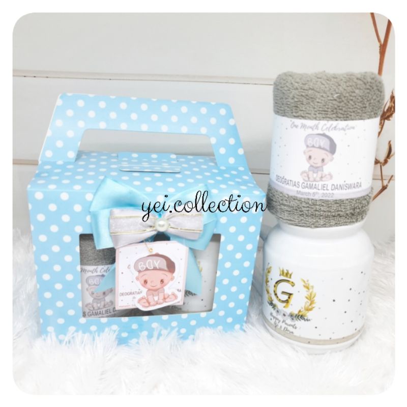 Jual (po) Hampers One Month. Hampers Mug Meme dan Handuk. Souvenir