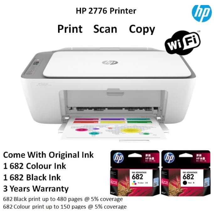 Jual HP Deskjet Ink Advantage 2776, 2775 All In One Printer- Wifi ...