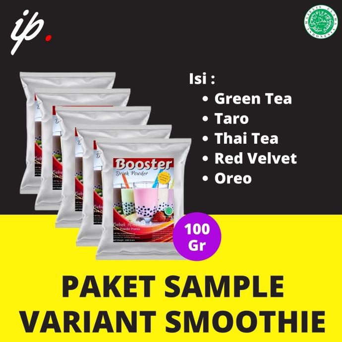 Jual SALE PAKET SAMPLE Best 5 Varian SMOOTHIE (THAI DRINK) , Hrga ...