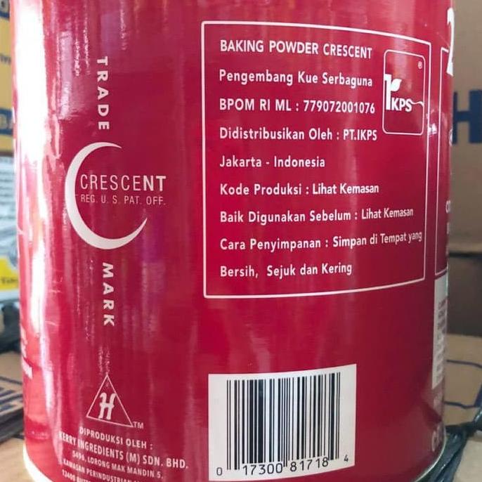 Jual Cresent Baking Powder Double Acting 2721 gram Shopee Indonesia
