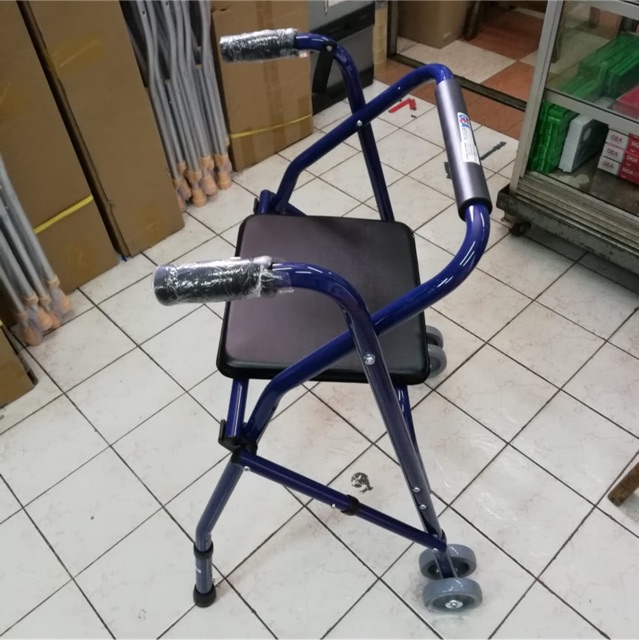 Jual Rollator Roda Walker Roda GEA Tempat Kursi Duduk Tongkat Jalan ...