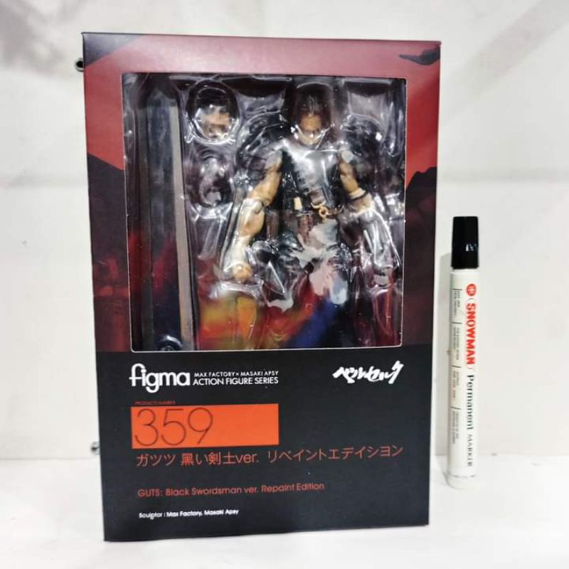 Jual Figurefigma 359 guts: Black Swordsman ver. Repaint Editionberserk ...