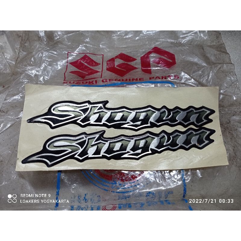 Jual Emblem suzuki shogun kebo original | Shopee Indonesia