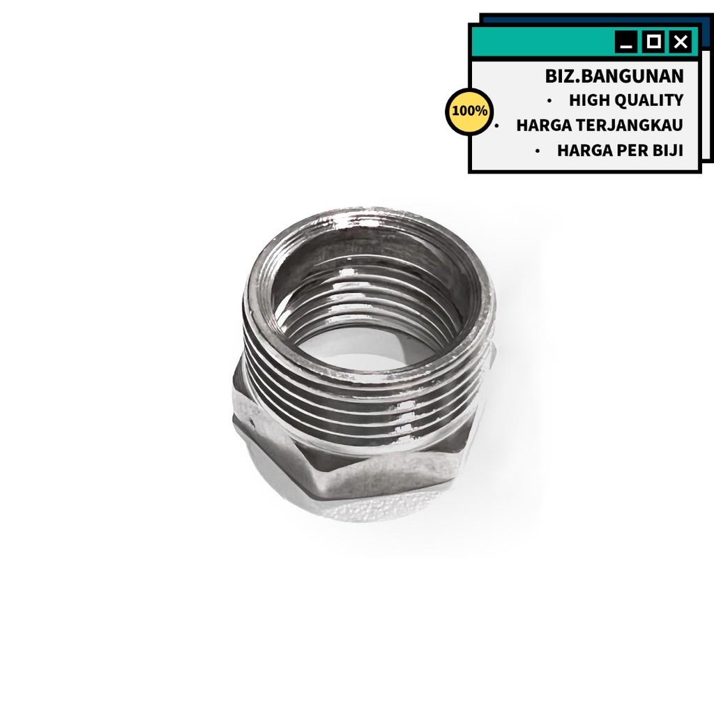 Jual VERLOOP STAINLESS 1/2 X 3/4 - OVERLOOP FOLKRING SOCK NEPEL ...