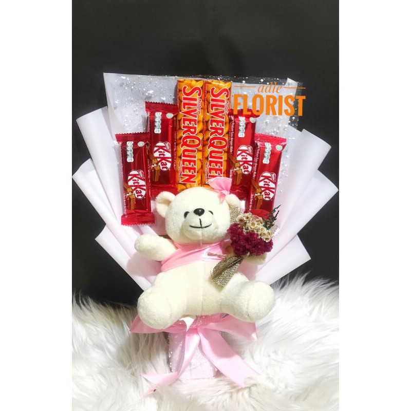 Jual BUKET COKELAT / GIFT WISUDA / BUKET BUNGA / SILVERQUEEN / BUKET