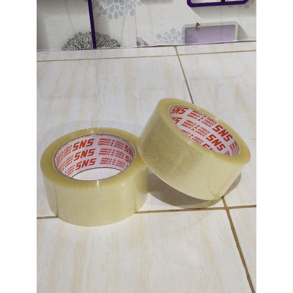 Jual Jual Lakban Bening Opp Tape Mm X Yard Cocok Utk Packingan Online Shopee Indonesia