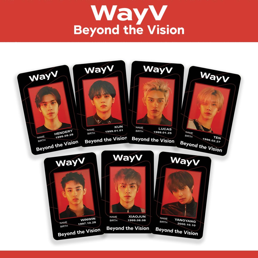 Jual [READY] Photocard WAYV Beyond The Vision Kit Id Card