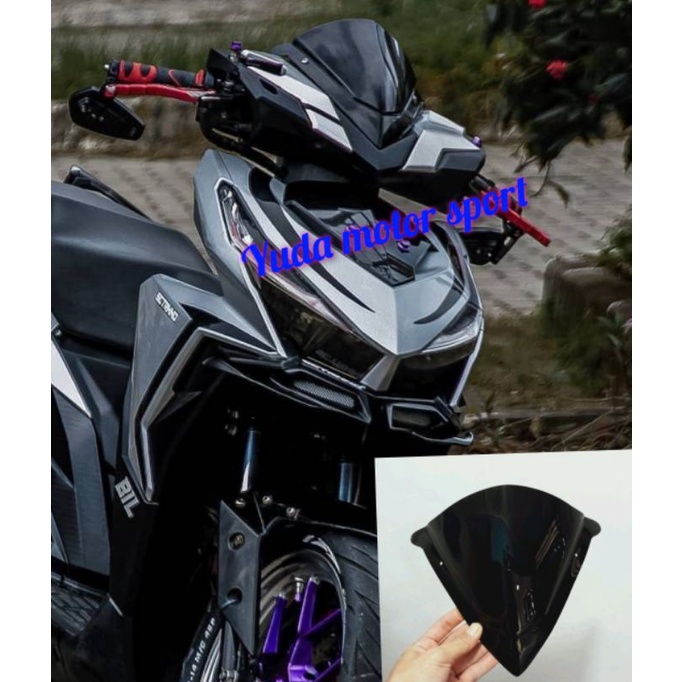 Jual VISOR VARIO 150 125 LED OLD VISOR / WINDSHIELD HONDA VARIO 125 150