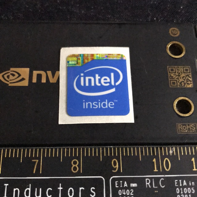 Jual Sticker stiker intel Celeron haswell ori ukuran besar | Shopee ...