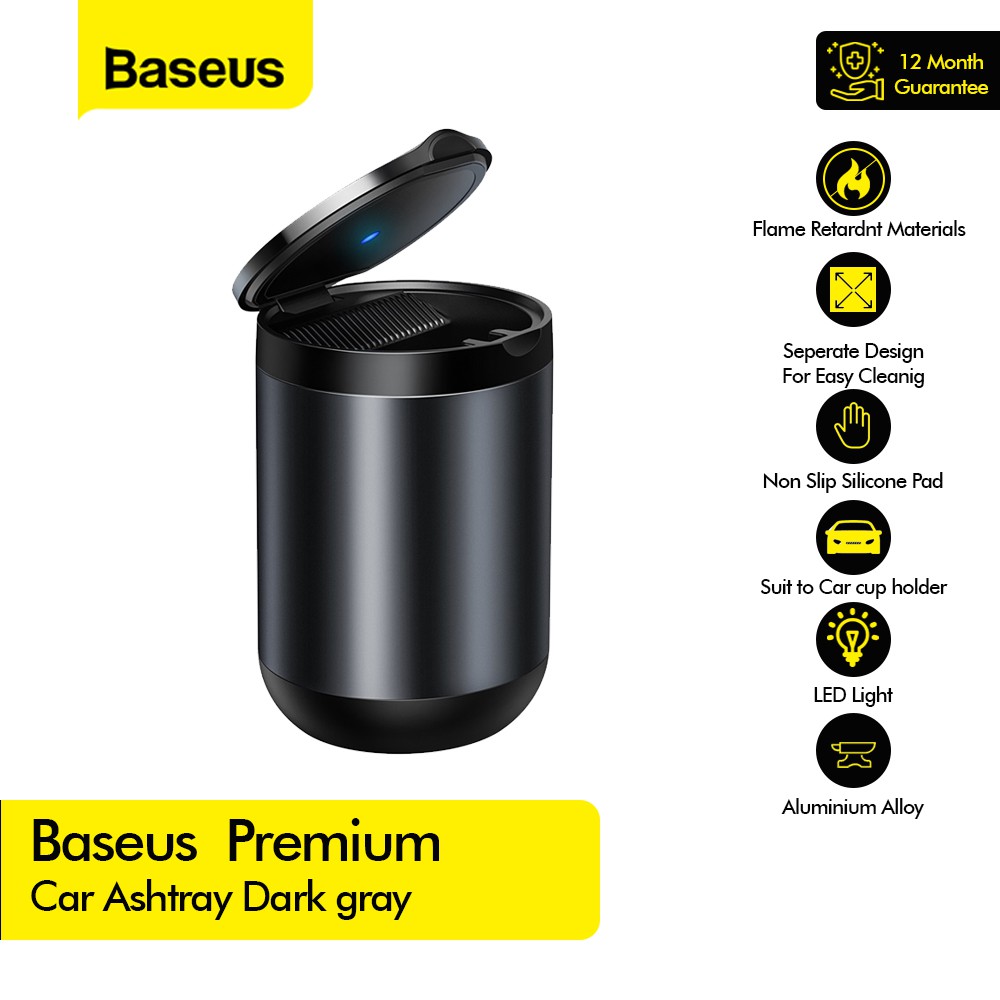 Jual BASEUS Premium Car Ashtray cryhg01 Shopee Indonesia