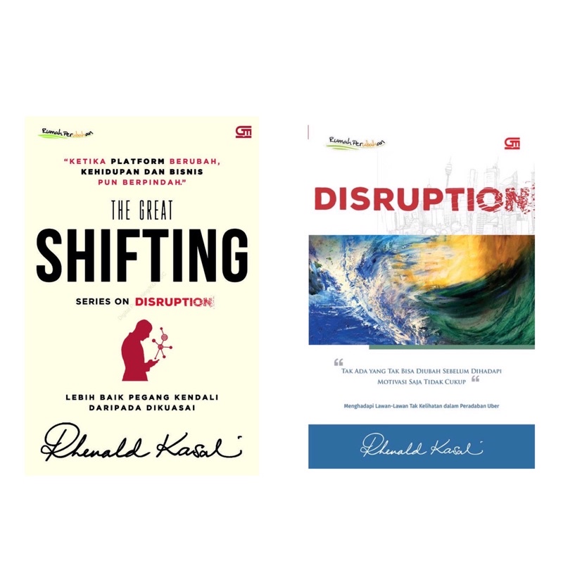 Jual Paket Rhenald Kasali - Disruption Dan The Great Shifting | Shopee ...