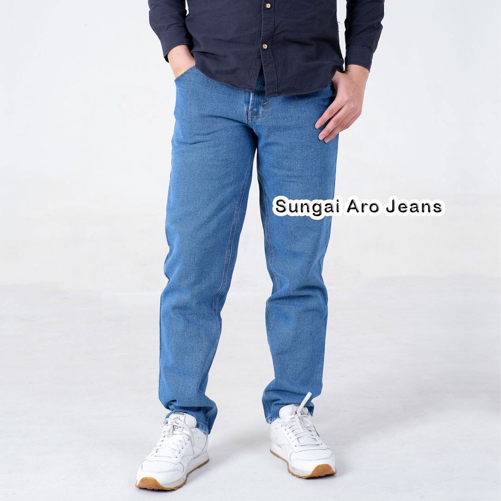 Jual Celana Jeans Standar Pria Blitz SUNGAI ARO JEANS | Shopee Indonesia
