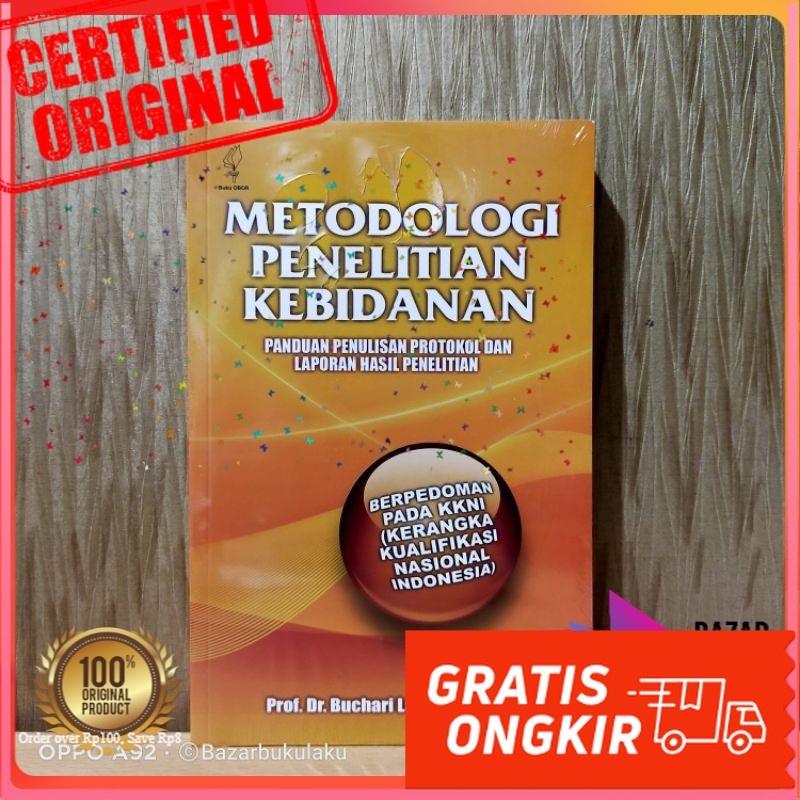 Jual BUKU Metodologi Penelitian Kebidanan - Buchari Lapau / Obor ...