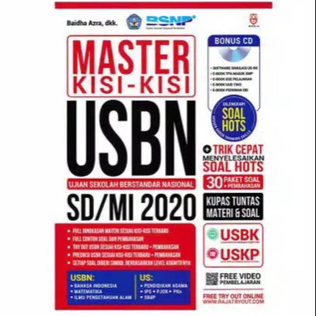 Jual BUKU MASTER KISI-KISI USBN UJIAN SEKOLAH BERSTANDAR NASIONAL SD/MI ...