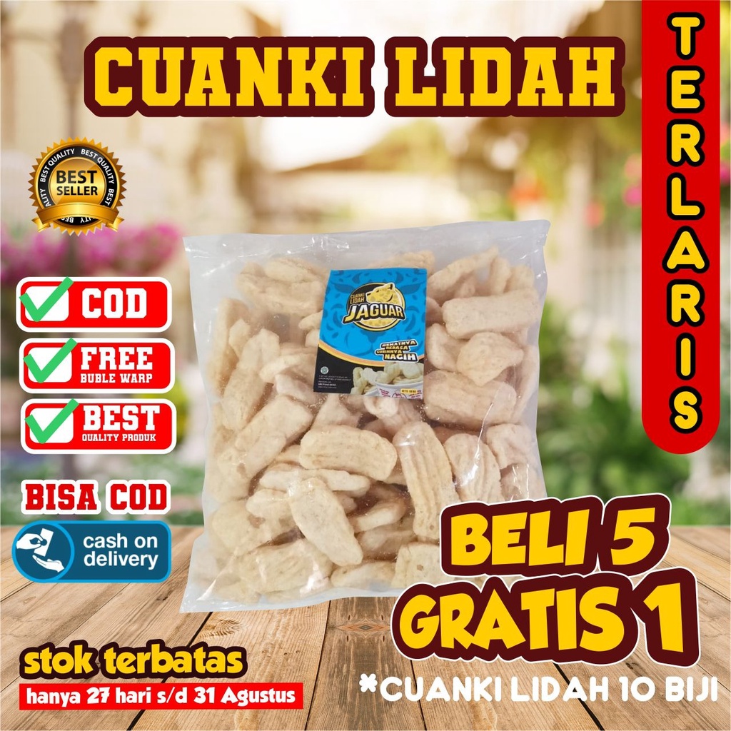 Jual Cuanki Lidah 100 Biji Topping Baso Aci Cuanki Tahu Siomay Mini