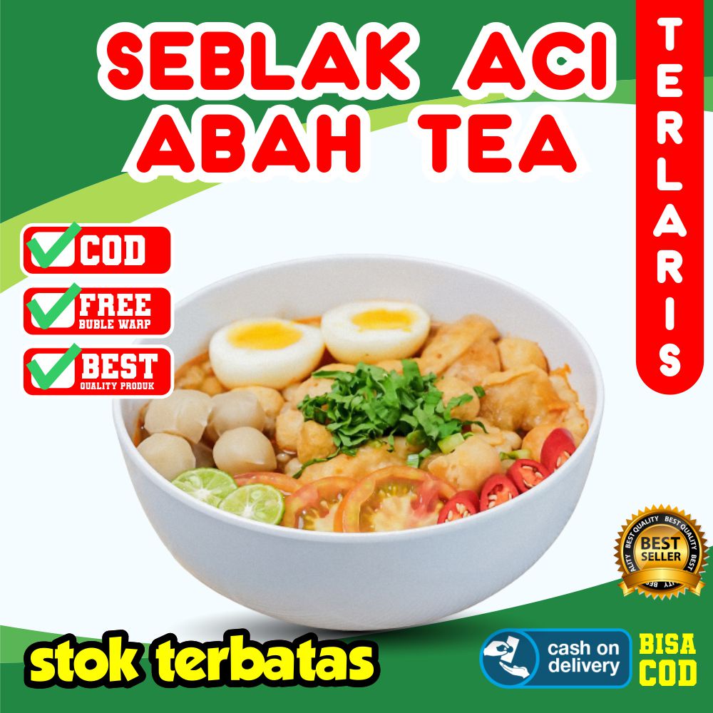 Jual SEBLAK ACI ABAH TEA U PEDAS TERLEZAT CUANKI INSTAN TOPING BASO ACI ...