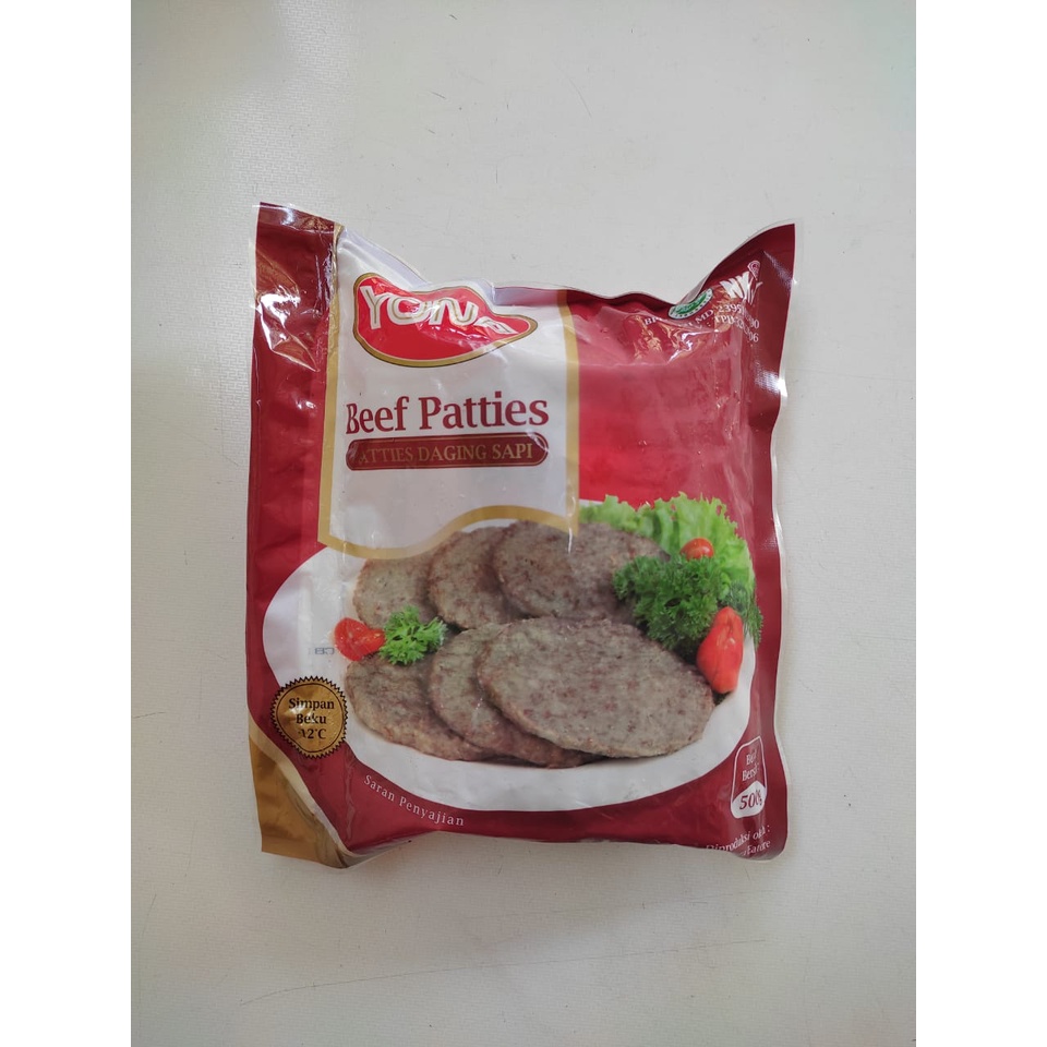 Jual yona beef patties 500 gr Shopee Indonesia