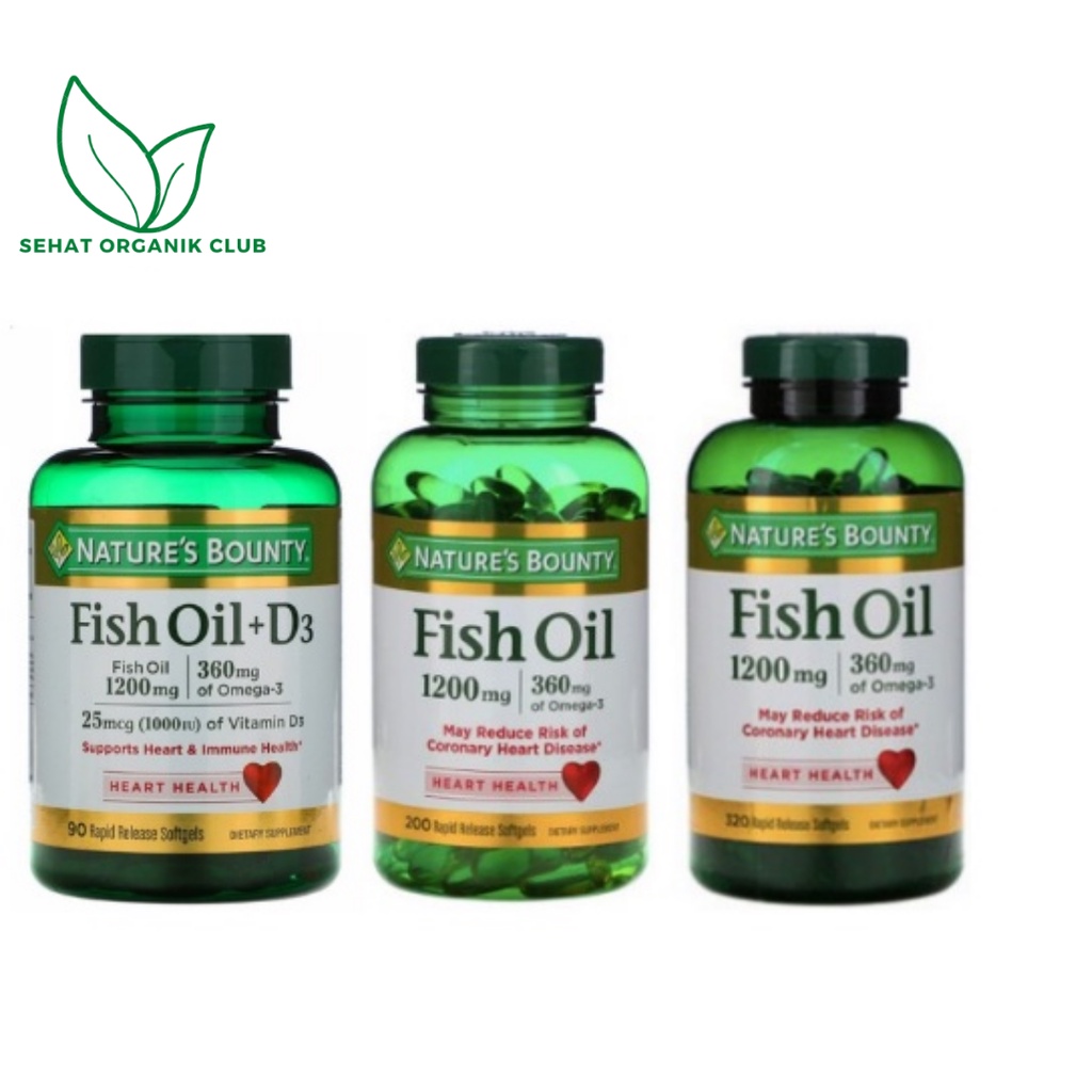 Fish Oil, 1,200 mg, 320 Rapid Release Softgels