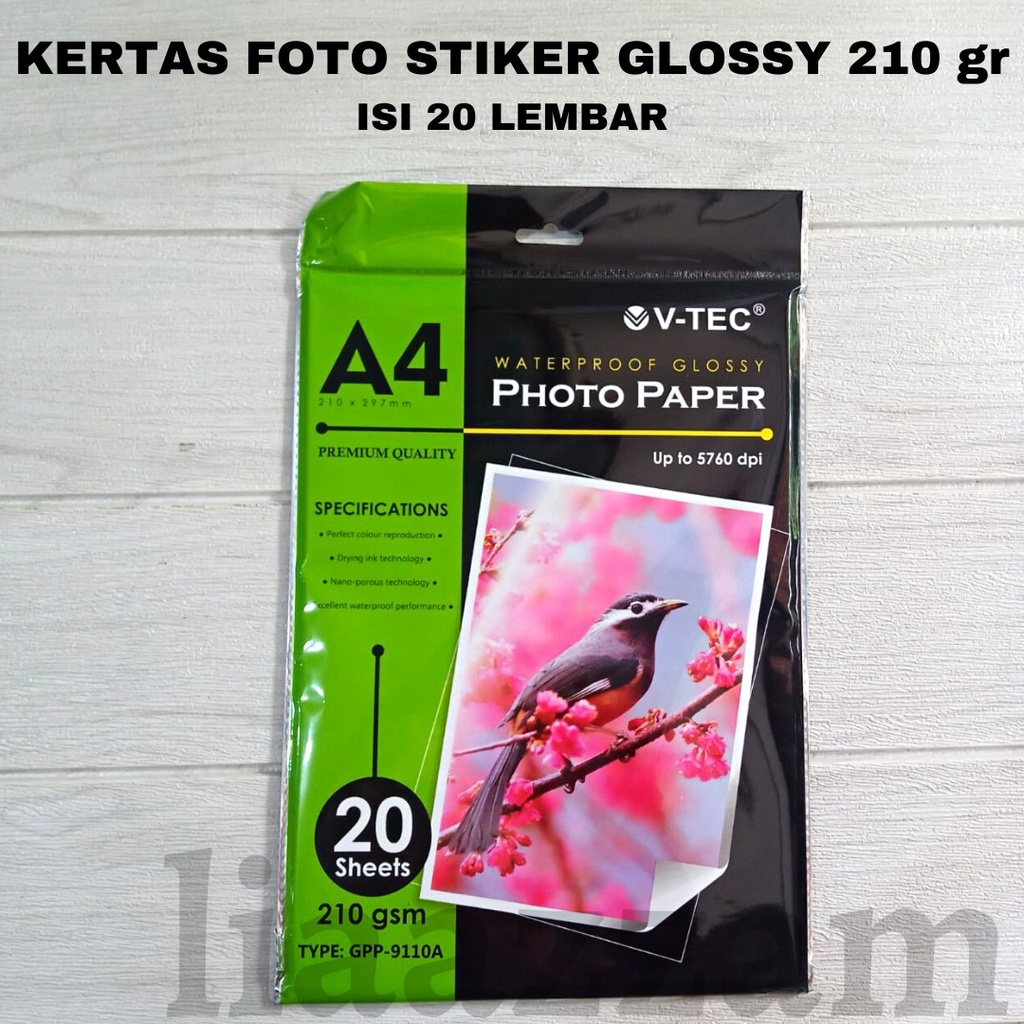 Jual Kertas Foto Glossy Photo Paper A4 210 Gr Shopee Indonesia