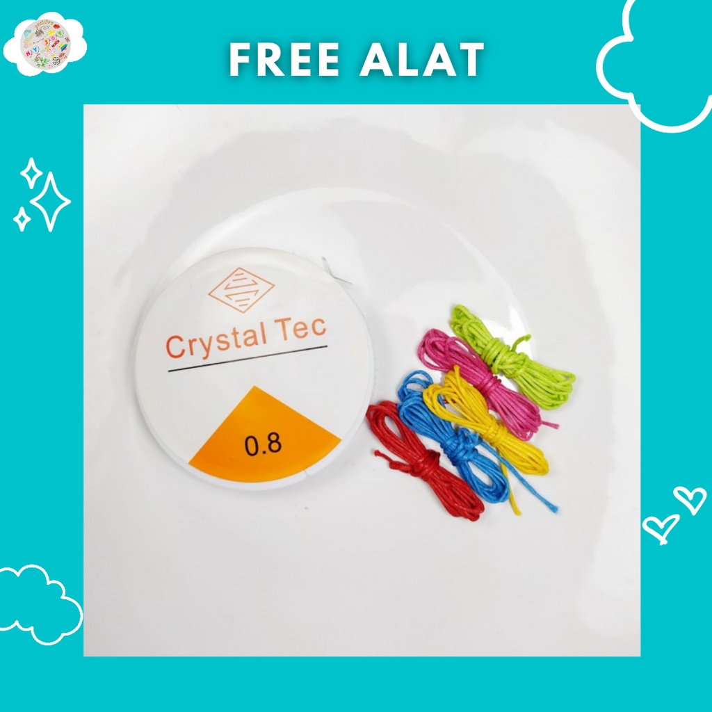 Jual Mainan Meronce 15 Manik Belang With Tali | Shopee Indonesia