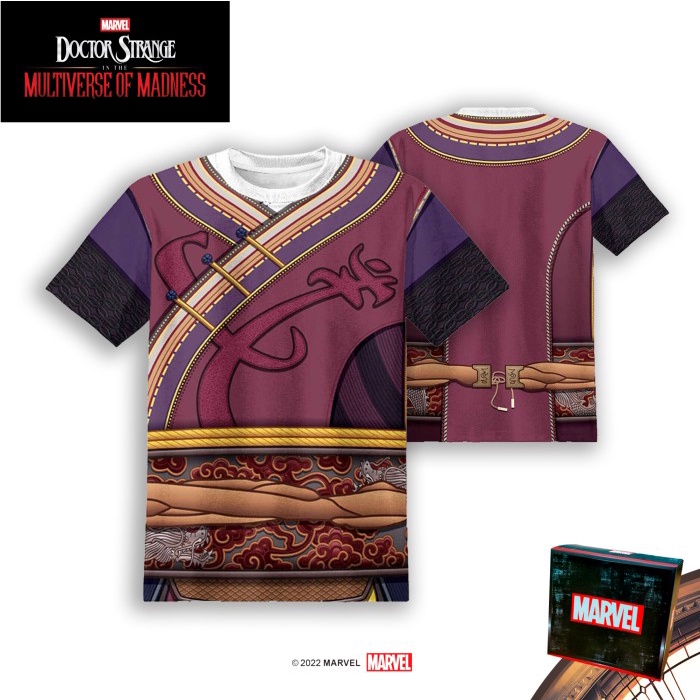 Marvel Avengers Classic T-Shirt Donna – Doctor Strange – Maniche Arrotolate – Cotone Biologico - 6