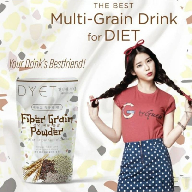 Jual Dyet Korean Fiber Grain 200 gram | Shopee Indonesia