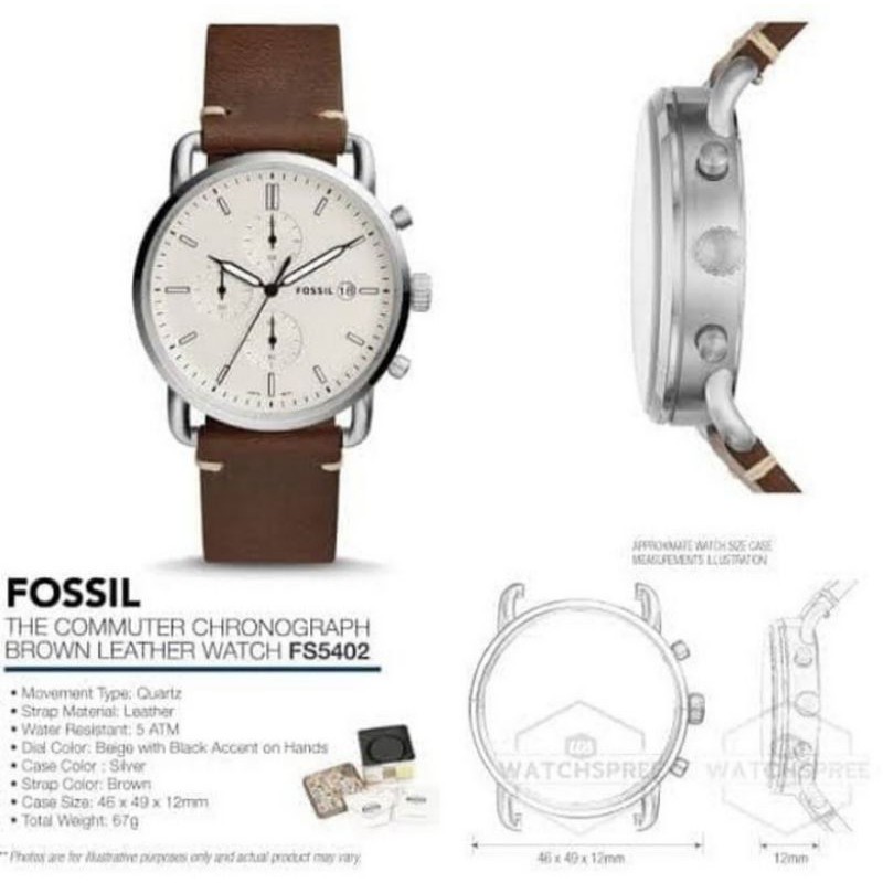 Jam Tangan Fossil FS5402 FS 5402 Original