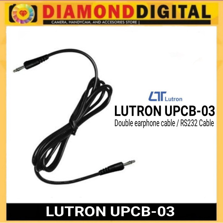 Jual Lutron UPCB-03 Double Earphone Cable RS232 Cable | Shopee Indonesia