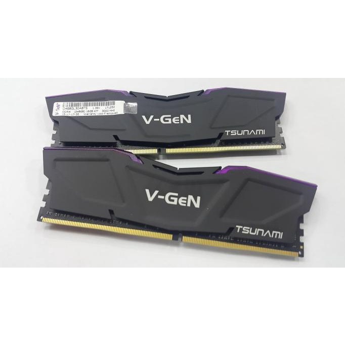 Jual Ram Ddr4 V-Gen Tsunami 16Gb 3000Mhz Cl15 (2X8Gb) - Ram Gaming Oc ...