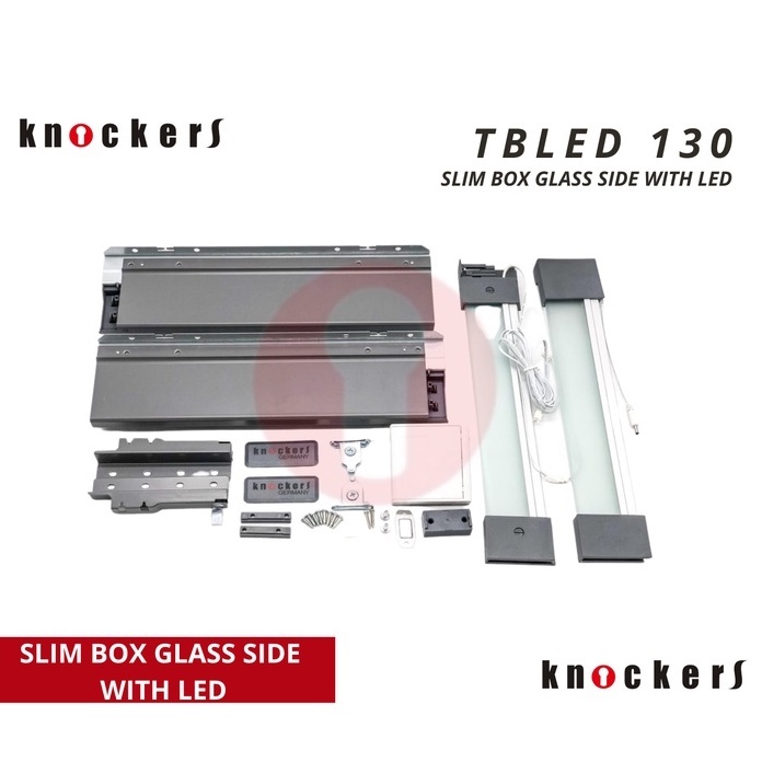 Jual Knockers Slim Box Glass Side High with LED TBLED130 | Shopee Indonesia