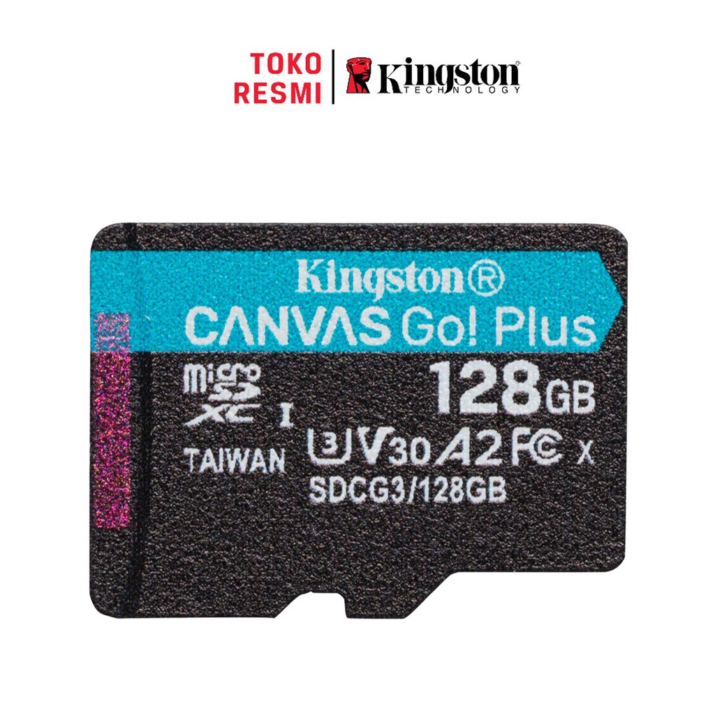 Kingston Canvas Go! Plus Class 10 microSD Card 128GB (SDCG4/128GBSP) Kecepatan 170MB/dtk (2)