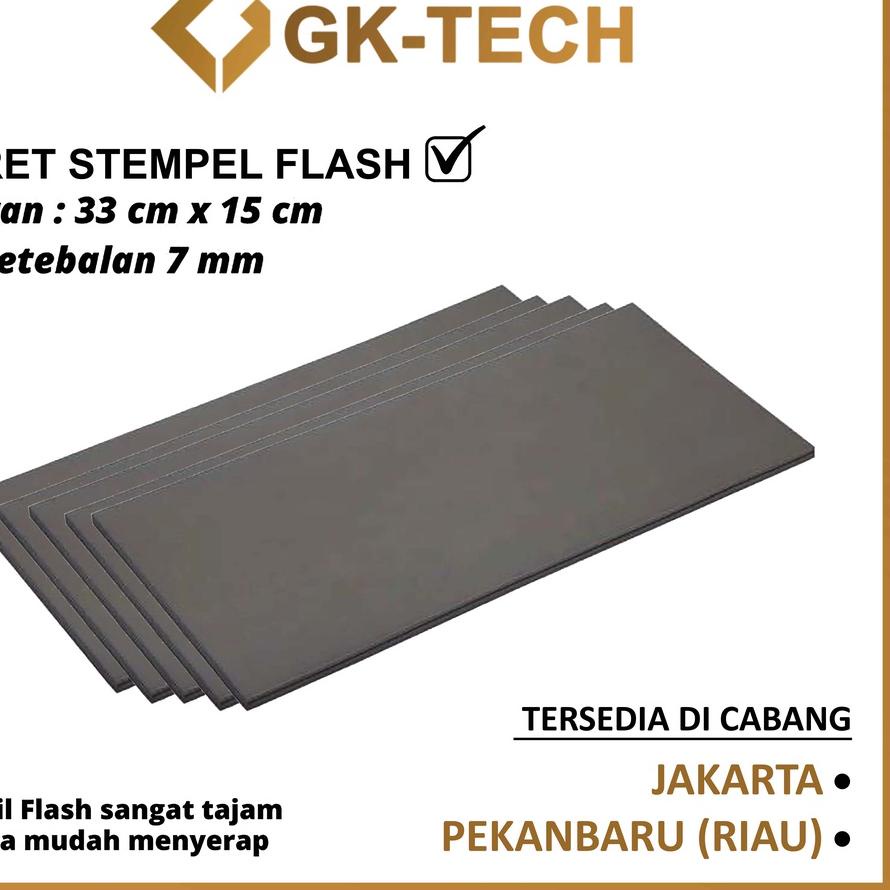 Jual Model baru - Karet Stempel Flash 36 CM X 15 CM X 7 MM GK-TECH ...