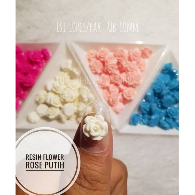 Jual RESIN FLOWER ROSE 10mm | Shopee Indonesia
