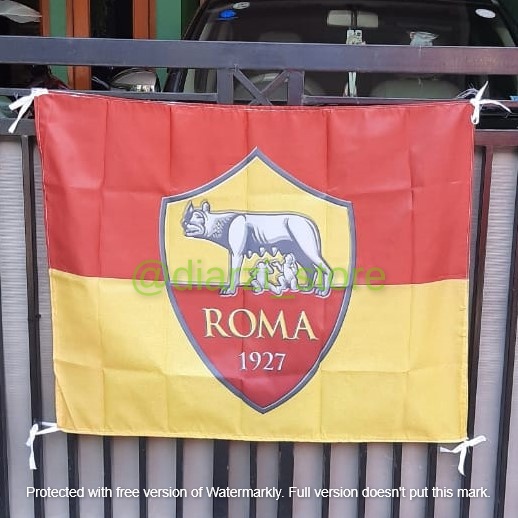 Jual Bendera AS ROMA [Ready Stock] | Shopee Indonesia