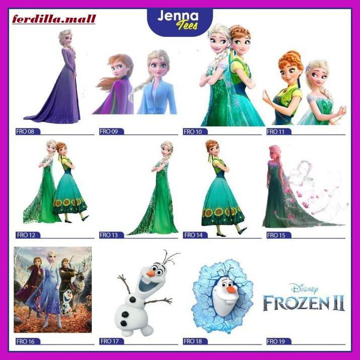 Jual KANAMUSTOK- FROZEN 2 ELSA ANNA - KAOS / BAJU ANAK GRATIS CETAK ...