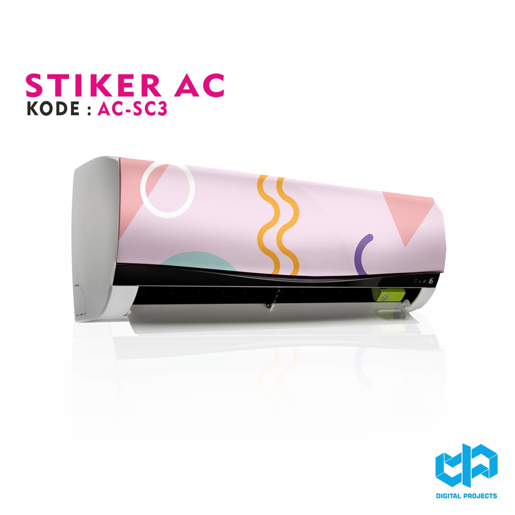 Jual Stiker Premium Sticker AC Air Conditioner pendingin ruangan motif ...