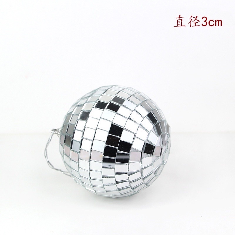 Jual Topper Disco Ball Hiasan Kue Bentuk Bola Disko Club Gantungan ...