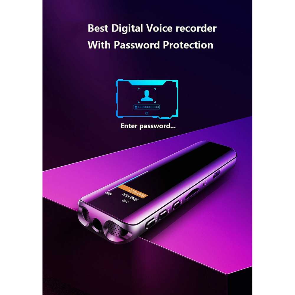 Jual ALat Perekam Suara Hyperbolic Digital Voice Recorder 8GB Portable ...