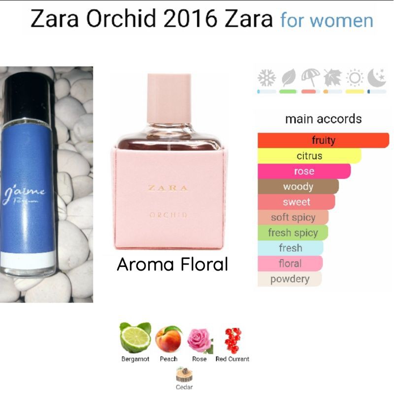 Aroma parfum zara orchid hot sale