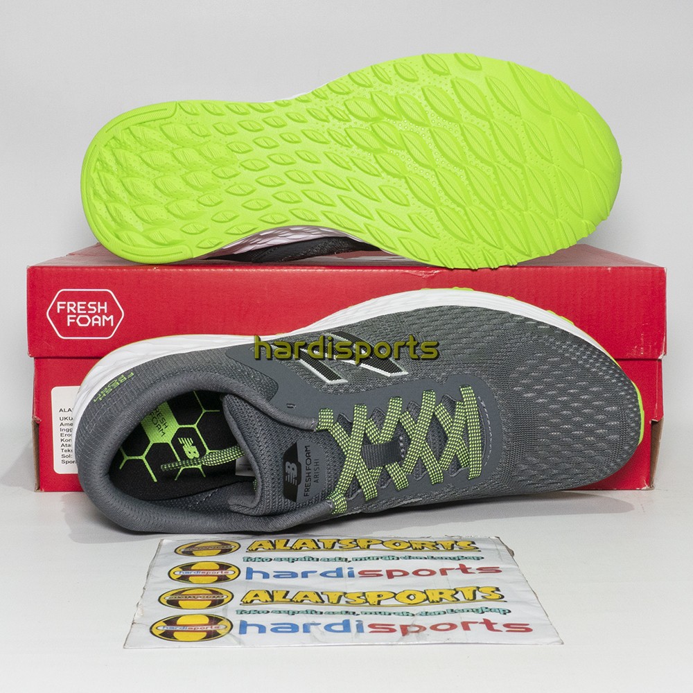 Sepatu Running Pria New Balance Fresh Foam Arishi MARISCL2 Grey ORIGINAL