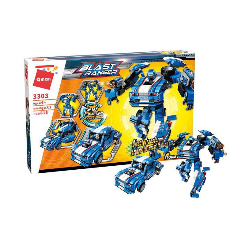 Jual Mainan Anak Block Qman Blast Ranger 3303 Storm Lord Blocks ...