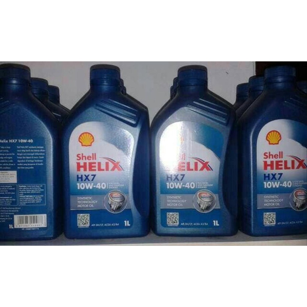 Jual HOT PROMO Oli Mobil Shell Helix Hx7 SAE 10w40 Kemasan Liter ...