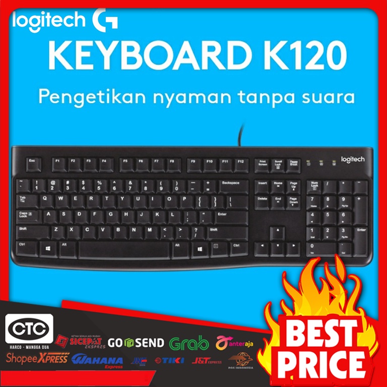 Jual Keyboard Logitech K120 USB | Shopee Indonesia
