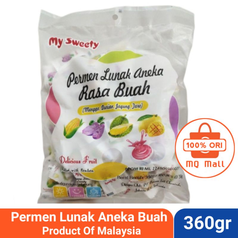 Jual Permen Lunak Aneka Rasa Buah Gr Pcs Shopee Indonesia