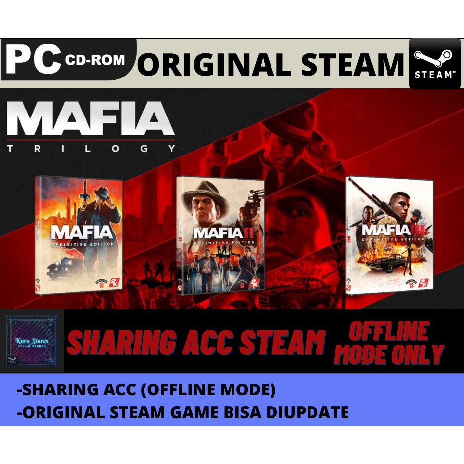 Jual Mafia Trilogy/Mafia Definitive Edition PC Game Sharing Original ...