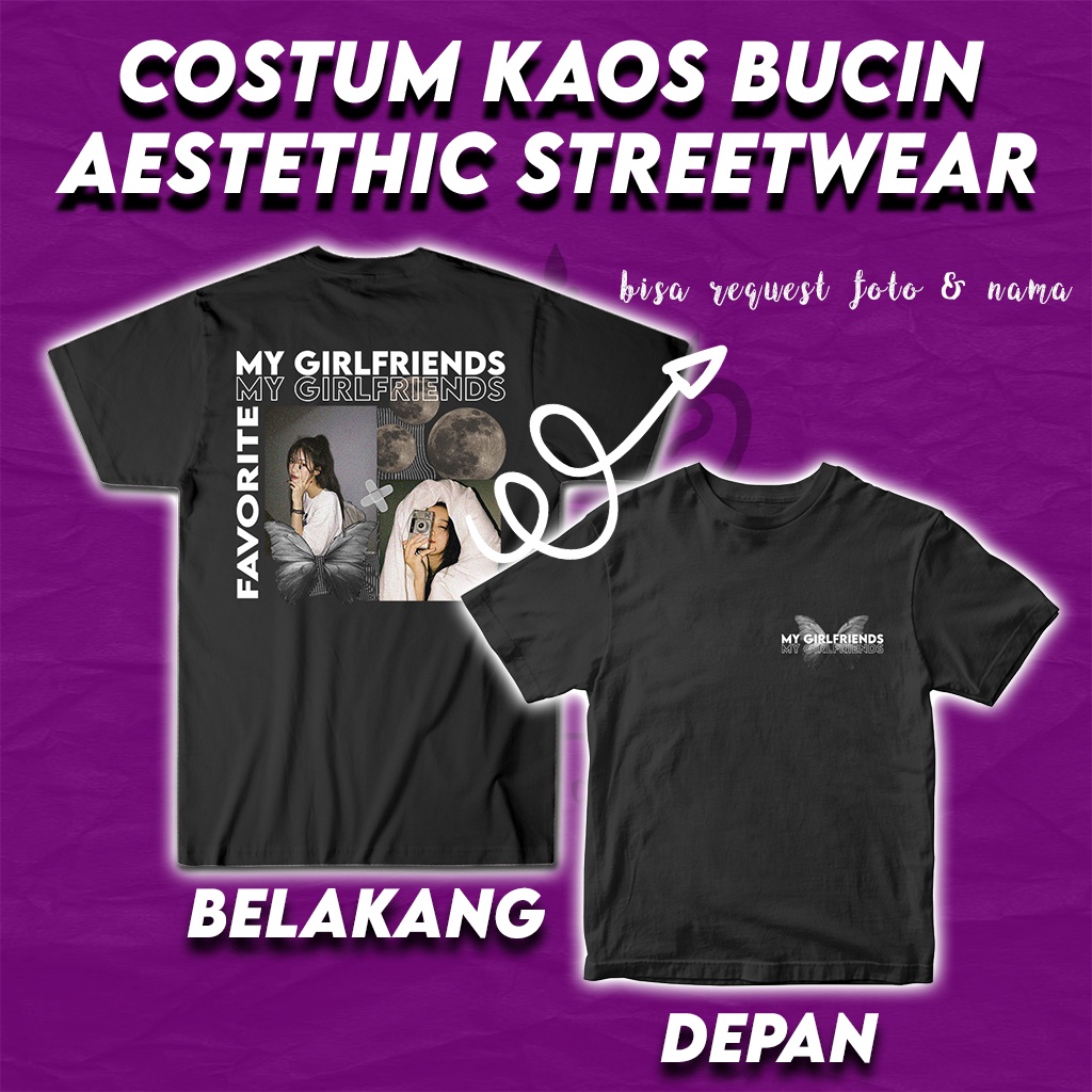 Jual Kaos Bucin Aesthetic Kaos Custom Streetwear Kaos Bucin Viral