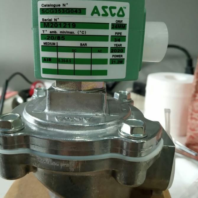 Jual original dust collector valve asco scg353g043 teknikin78 Segera
