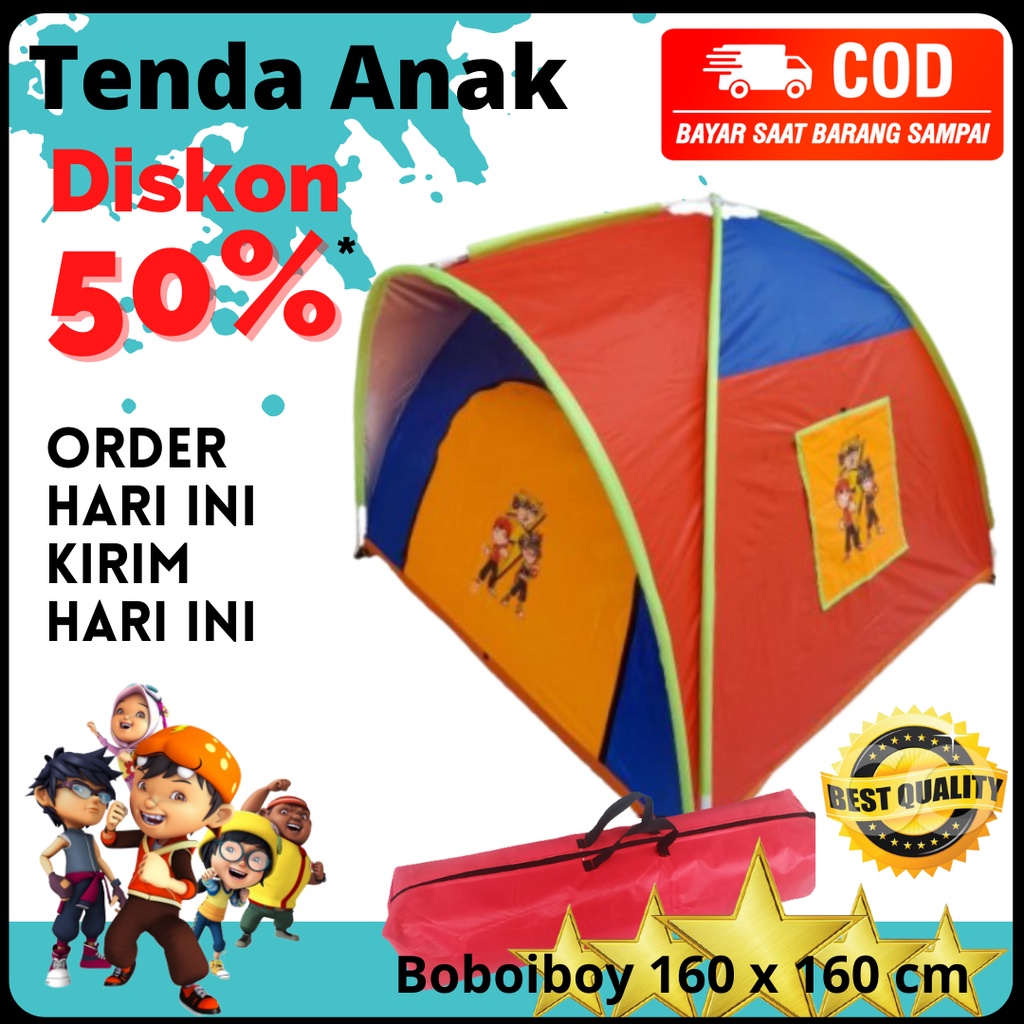 Jual Kado Ulang tahun anak laki Tenda Mainan anak Karakter Spiderman Lucu