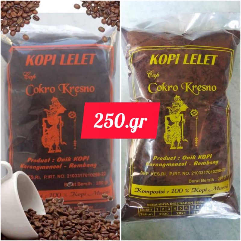 Jual [termurah] Kopi Lelet Lasem Rembang Cap Cokro Kresno 100 Kopi