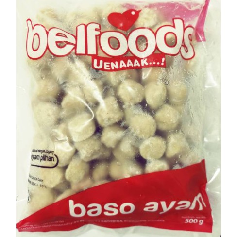 Jual Bakso Ayam Mini Kerikil 500gram Belfoods | Shopee Indonesia